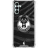 NBA Milwaukee Bucks Animal Print Black Galaxy A13 5G Clear Case