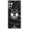NBA Milwaukee Bucks Animal Print Black Galaxy A14 5G Clear Case