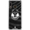 NBA Milwaukee Bucks Animal Print Black Galaxy A30 Clear Case