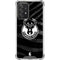 NBA Milwaukee Bucks Animal Print Black Galaxy A52 5G Clear Case