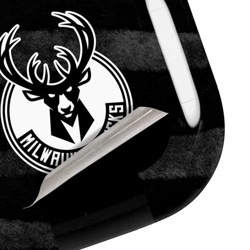 NBA Milwaukee Bucks Animal Print Black Galaxy Buds Pro Skin