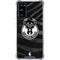 NBA Milwaukee Bucks Animal Print Black Galaxy S20 FE Clear Case