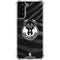 NBA Milwaukee Bucks Animal Print Black Galaxy S21 FE Clear Case
