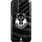 NBA Milwaukee Bucks Animal Print Black Galaxy S21 FE Pro Case