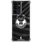 NBA Milwaukee Bucks Animal Print Black Galaxy S21 Ultra 5G Clear Case