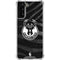 NBA Milwaukee Bucks Animal Print Black Galaxy S22 Plus Clear Case