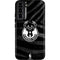 NBA Milwaukee Bucks Animal Print Black Galaxy S22 Plus Pro Case