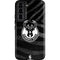 NBA Milwaukee Bucks Animal Print Black Galaxy S22 Pro Case