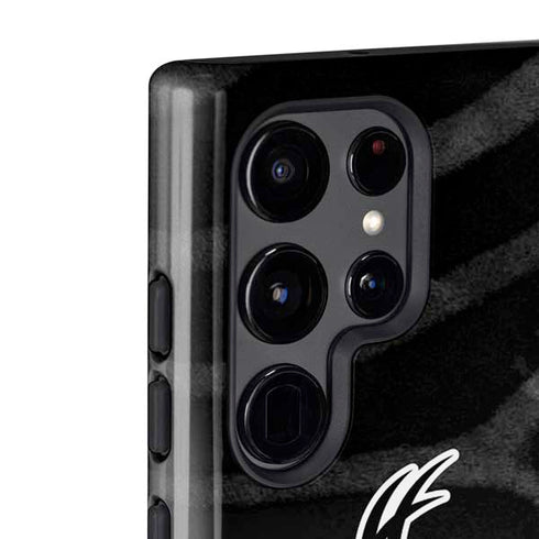 NBA Milwaukee Bucks Animal Print Black Galaxy S22 Ultra Pro Case