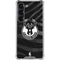 NBA Milwaukee Bucks Animal Print Black Galaxy S23 Clear Case
