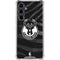 NBA Milwaukee Bucks Animal Print Black Galaxy S23 FE Clear Case