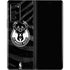 NBA Milwaukee Bucks Animal Print Black Galaxy Z Fold2 5G Skin