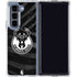 NBA Milwaukee Bucks Animal Print Black Galaxy Z Fold5 5G Clear Case