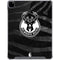 NBA Milwaukee Bucks Animal Print Black iPad Pro 12.9in (2020) Clear Case