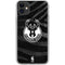 NBA Milwaukee Bucks Animal Print Black iPhone 11 Clear Case