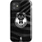 NBA Milwaukee Bucks Animal Print Black iPhone 11 Impact Case