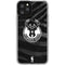 NBA Milwaukee Bucks Animal Print Black iPhone 11 Pro Clear Case