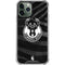 NBA Milwaukee Bucks Animal Print Black iPhone 11 Pro Max Clear Case