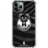 NBA Milwaukee Bucks Animal Print Black iPhone 11 Pro Max Clear Case