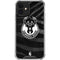 NBA Milwaukee Bucks Animal Print Black iPhone 12 Clear Case