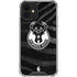 NBA Milwaukee Bucks Animal Print Black iPhone 12 Clear Case