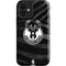 NBA Milwaukee Bucks Animal Print Black iPhone 12 Impact Case