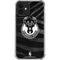 NBA Milwaukee Bucks Animal Print Black iPhone 12 Mini Clear Case