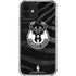NBA Milwaukee Bucks Animal Print Black iPhone 12 Mini Clear Case