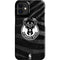 NBA Milwaukee Bucks Animal Print Black iPhone 12 Mini Lite Case