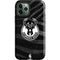 NBA Milwaukee Bucks Animal Print Black iPhone 12 Pro Impact Case