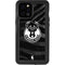 NBA Milwaukee Bucks Animal Print Black iPhone 12 Pro Max Waterproof Case