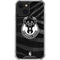 NBA Milwaukee Bucks Animal Print Black iPhone 13 Clear Case
