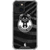 NBA Milwaukee Bucks Animal Print Black iPhone 13 Clear Case