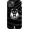NBA Milwaukee Bucks Animal Print Black iPhone 13 Impact Case