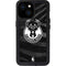 NBA Milwaukee Bucks Animal Print Black iPhone 13 Mini Waterproof Case