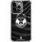 NBA Milwaukee Bucks Animal Print Black iPhone 13 Pro Clear Case