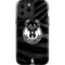 NBA Milwaukee Bucks Animal Print Black iPhone 13 Pro Max Impact Case