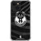 NBA Milwaukee Bucks Animal Print Black iPhone 14 Clear Case