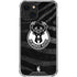 NBA Milwaukee Bucks Animal Print Black iPhone 14 Clear Case