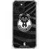 NBA Milwaukee Bucks Animal Print Black iPhone 15 Plus Clear Case