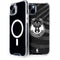 NBA Milwaukee Bucks Animal Print Black iPhone 15 Plus MagSafe Case