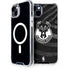 NBA Milwaukee Bucks Animal Print Black iPhone 15 Plus MagSafe Case