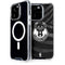 NBA Milwaukee Bucks Animal Print Black iPhone 15 Pro MagSafe Case