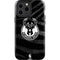 NBA Milwaukee Bucks Animal Print Black iPhone 15 Pro Max Impact Case