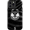 NBA Milwaukee Bucks Animal Print Black iPhone 14 Pro Max Impact Case
