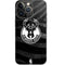 NBA Milwaukee Bucks Animal Print Black iPhone 14 Pro Skin