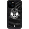 NBA Milwaukee Bucks Animal Print Black iPhone 15 Waterproof Case