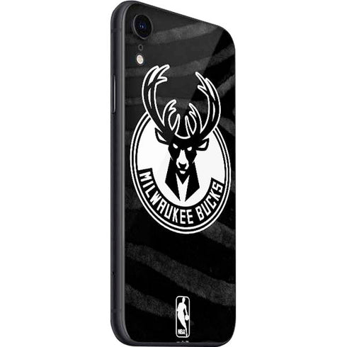NBA Milwaukee Bucks Animal Print Black iPhone SE (2nd & 3rd Gen) Skin