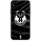 NBA Milwaukee Bucks Animal Print Black iPhone XS Skin