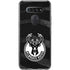 NBA Milwaukee Bucks Animal Print Black LG K51/Q51 Clear Case